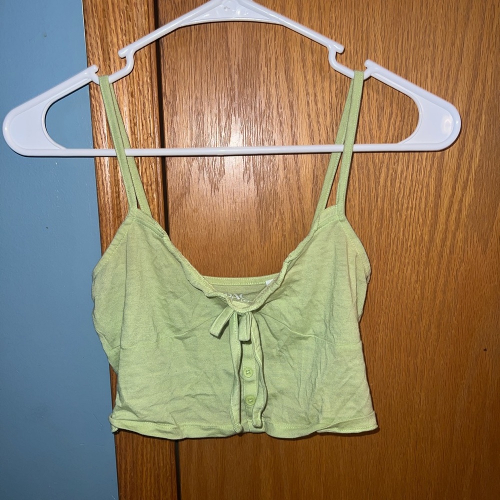 girls light green pacsun blouse